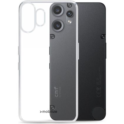 Mobilize Gelly Case Coque Transparente Nothing Phone (2) Pro Coque arrière en TPU Souple - Transparent