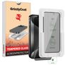 GrizzlyCoat AlignPro AntiSpy iPhone 15 Verre trempé Protection d'écran Confidentialité - Compatible Coque + Cadre d'installation