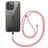Mobigear Lanyard - Cordon de téléphone universel ajustable - Rose doré