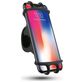 Mobigear Silicone Support Vélo Guidon Pince Universel (max 15 cm x 8 cm) - Noir