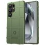 Mobigear Rugged Shield Coque Samsung Galaxy S25 Ultra Coque arrière en TPU Souple Anti-Chocs - Vert