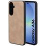 Mobiparts Classic Coque Samsung Galaxy A36 MagSafe Coque arrière en TPU,Similicuir - Moonstone Beige