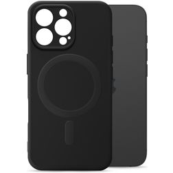 My Style Protective Flex Coque iPhone 16 Pro MagSafe Coque arrière en TPU Souple - Noir