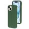Mobiparts Coque iPhone 15 Coque arrière en Silicone - Forest Green