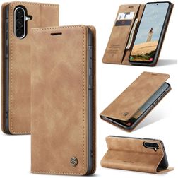 CaseMe 013 Housse Samsung Galaxy A56 Etui Porte-Monnaie - Marron