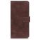 Mobigear Croco Housse Motorola One Fusion Plus Etui Porte-Monnaie - Marron