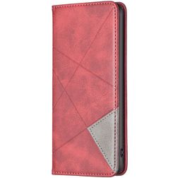 Mobigear Rhombus Slim Housse OPPO Find X5 Lite Etui - Rouge