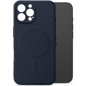 My Style Protective Flex Coque iPhone 16 Pro Max MagSafe Coque arrière en TPU Souple - Bleu Marin