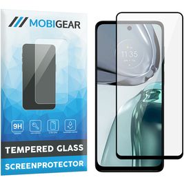 Mobigear Premium Motorola Moto G62 Verre trempé Protection d'écran - Compatible Coque - Noir