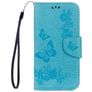 Mobigear Butterfly Housse Samsung Galaxy S8 Etui Porte-Monnaie - Bleu