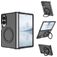 Mobigear 360 Rotating Ring Coque Samsung Galaxy Z Fold 8 MagSafe Coque arrière Rigide avec Anneau-Support - Noir