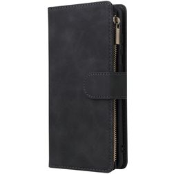 Mobigear Zipper Housse Samsung Galaxy Note 10 Lite Etui Porte-Monnaie - Noir