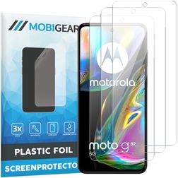 Mobigear Motorola Moto G82 Protection d'écran Film - Compatible coque (Lot de 3)