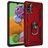Mobigear Armor Ring Samsung Galaxy A41 Plastique rigide Coque arrière Antichoc avec bague de maintien - Rouge