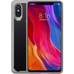 Mobigear Crystal Coque Xiaomi Mi 8 SE Coque arrière Rigide - Transparent / Gris
