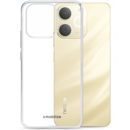 Mobilize Gelly Case Coque Transparente Realme Note 70T Coque arrière en TPU Souple - Transparent