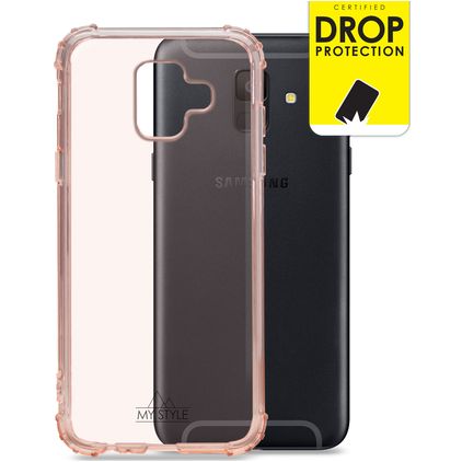 My Style Protective Flex Samsung Galaxy A6 (2018) TPU souple Coque arrière Antichoc - Soft Pink
