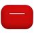Mobigear Colors Coque Apple AirPods Pro 2 Coque en Silicone Souple - Rouge