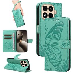 Mobigear Butterfly Housse Xiaomi 15T Pro Etui Porte-Monnaie - Vert