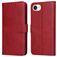 Mobigear Wallet Housse iPhone 16e Etui Porte-Monnaie - Rouge