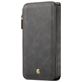 Caseme 007 Housse Samsung Galaxy S10 Plus Etui avec Coque Détachable Porte-Monnaie - Noir