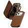 CARE by PanzerGlass Tango Two-in-One iPhone 18 Pro MagSafe Coque Étui 2en1 avec coque amovible Portefeuille - Marron