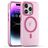 Mobigear Shockproof Coque iPhone 16 Pro MagSafe Coque arrière en TPU Souple - Rose