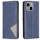 Mobigear Rhombus Slim Housse iPhone 15 Plus Etui - Bleu