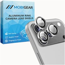 Mobigear Single Lens iPhone 17 Pro Verre trempé Protection Objectif Caméra - Compatible Coque - Argent