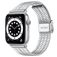 Mobigear Kopenhagen Bracelet Acier Apple Watch Fermeture à pince - 42/41/40/38 mm - Argent