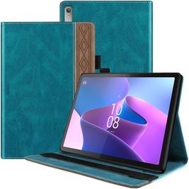 Mobigear Folio Coque Lenovo Tab P11 Pro Gen 2 Etui + Porte-crayon - Vert