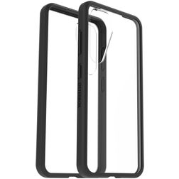 OtterBox React Samsung Galaxy S25 Plastique rigide Coque arrière Antichoc - Transparent / Noir