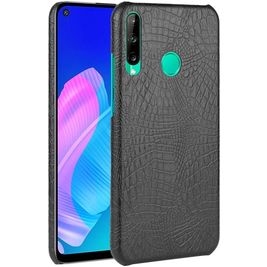 Mobigear Croco Coque Huawei P40 Lite E Coque arrière Rigide - Noir