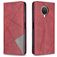 Mobigear Rhombus Slim Housse Nokia G10 Etui - Rouge