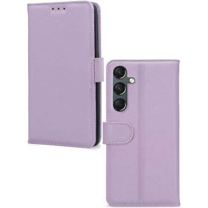 Mobilize Premium Gelly Wallet Housse Samsung Galaxy A24 Etui Porte-Monnaie - Violet