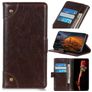 Mobigear Ranch Housse Motorola Moto E22 Etui Porte-Monnaie - Marron