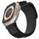 Mobigear Outdoor Bracelet Nylon pour Apple Watch Fermeture velcro - 42/41/40/38 mm - Noir