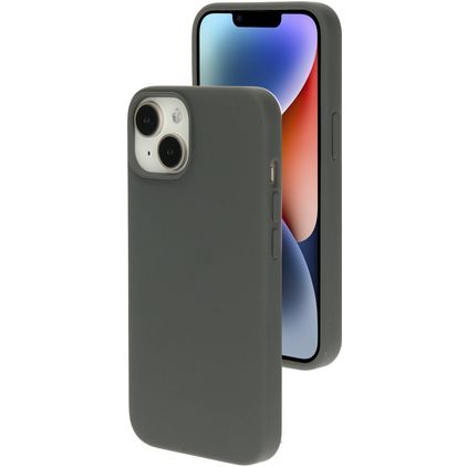 Mobiparts Coque iPhone 14 Coque arrière en Silicone - Urban Grey