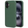 Mobiparts Coque iPhone 16 Coque arrière en Silicone - Forest Green