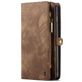 Caseme 008 Housse Samsung Galaxy S10 Etui avec Coque Détachable Porte-Monnaie - Marron
