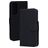 Mobiparts Wallet Housse Samsung Galaxy S25 Edge Etui en Cuir Véritable Porte-Monnaie - Noir