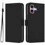Mobigear Urban Wallet Housse iPhone 16 Etui Porte-Monnaie - Noir