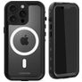 Mobilize Waterproof Coque iPhone 16 Pro MagSafe Coque arrière Imperméable Rigide - Noir