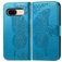 Mobigear Butterfly Housse Google Pixel 8a Etui Porte-Monnaie - Bleu