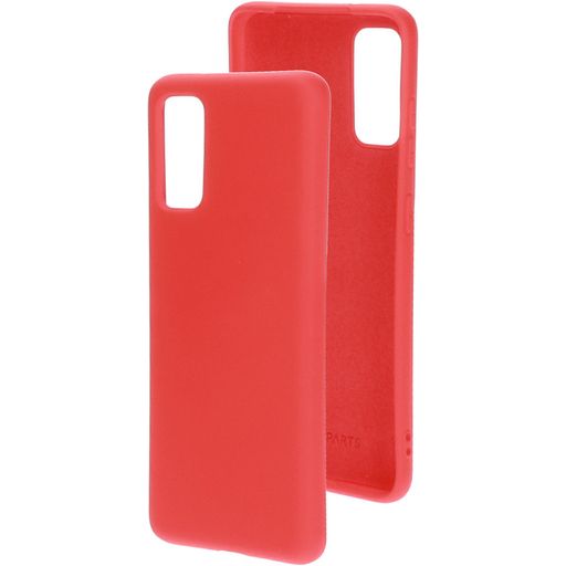 Mobiparts Coque Samsung Galaxy S20 Coque arrière en Silicone - Scarlet Red