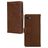 Mobilize Wallet Housse iPhone SE (2022) Etui en Cuir Véritable Porte-Monnaie - Marron