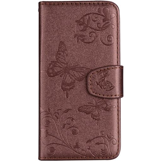 Mobigear Butterfly Housse Xiaomi Mi 8 SE Etui Porte-Monnaie - Marron