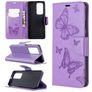 Mobigear Butterfly Housse Huawei P40 Pro Etui Porte-Monnaie - Violet