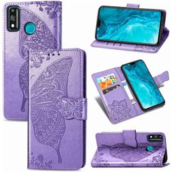 Mobigear Butterfly Housse HONOR 9X Lite Etui Porte-Monnaie - Violet