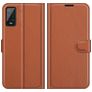 Mobigear Classic Housse Wiko Power U20 Etui Porte-Monnaie - Marron